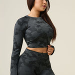 Vortex Camo Top - Black