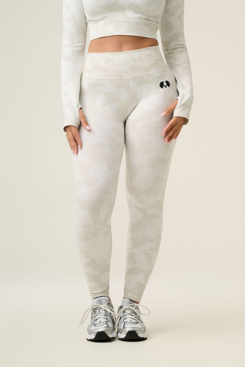 Vortex Camo Legging - White