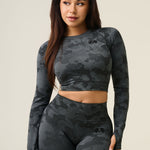 Vortex Camo Top - Black