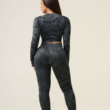 Vortex Camo Legging - Black