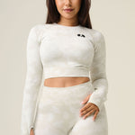 Vortex Camo Top - White