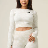 Vortex Camo Top - White