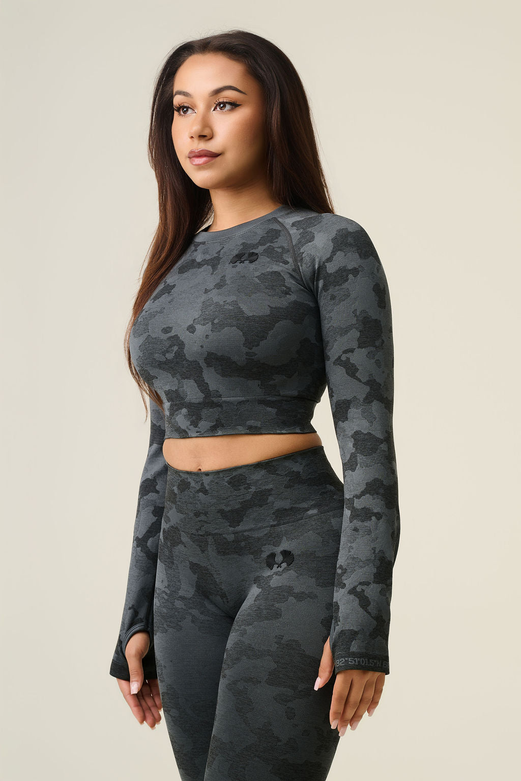 Vortex Camo Top - Black
