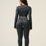 Vortex Camo Top - Black