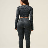 Vortex Camo Top - Black