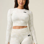 Vortex Camo Legging - White