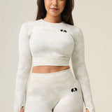 Vortex Camo Legging - White