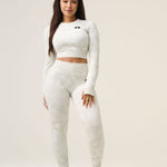 Vortex Camo Legging - White