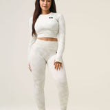 Vortex Camo Legging - White