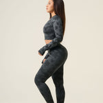 Vortex Camo Top - Black