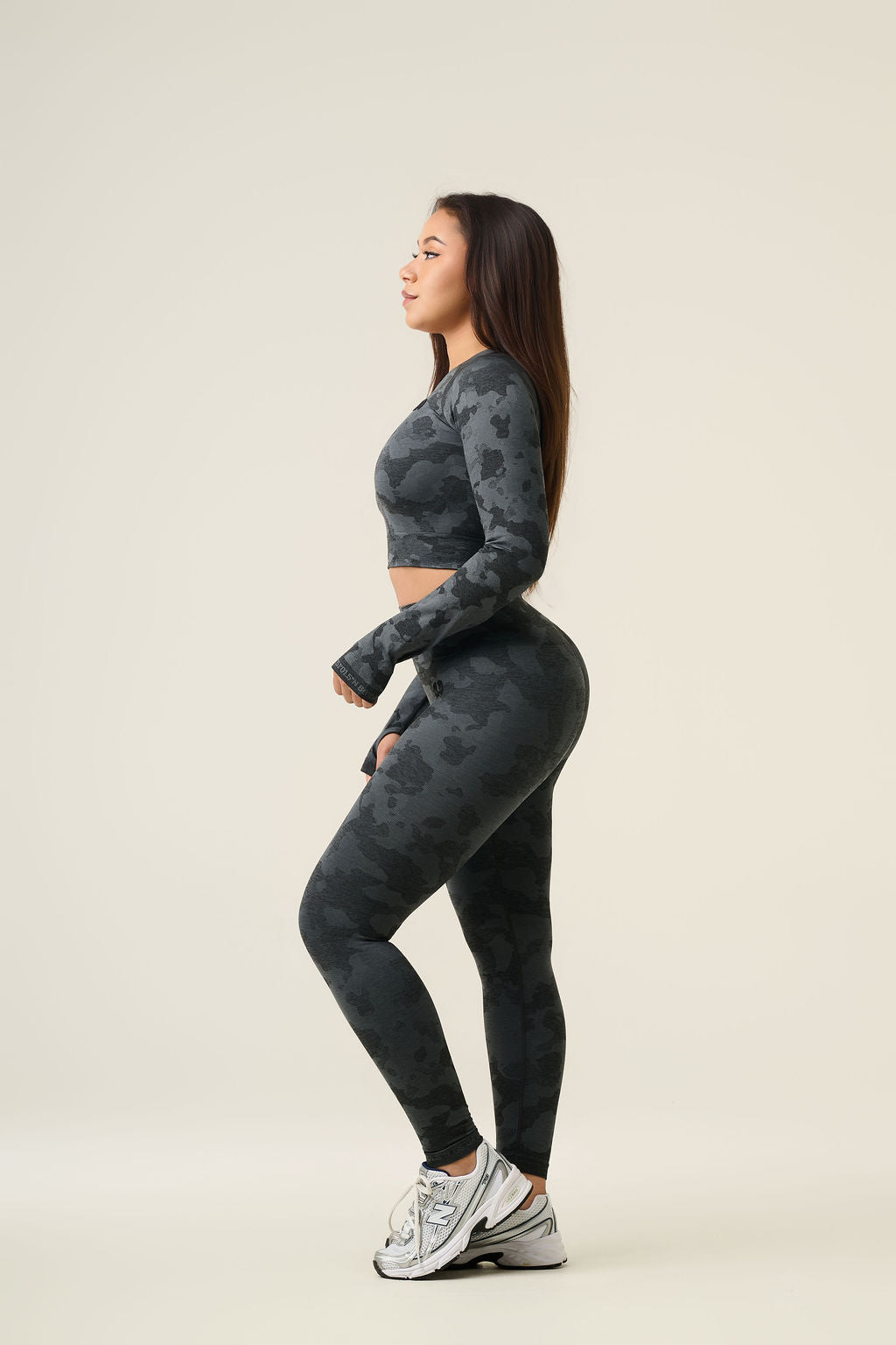 Vortex Camo Top - Black