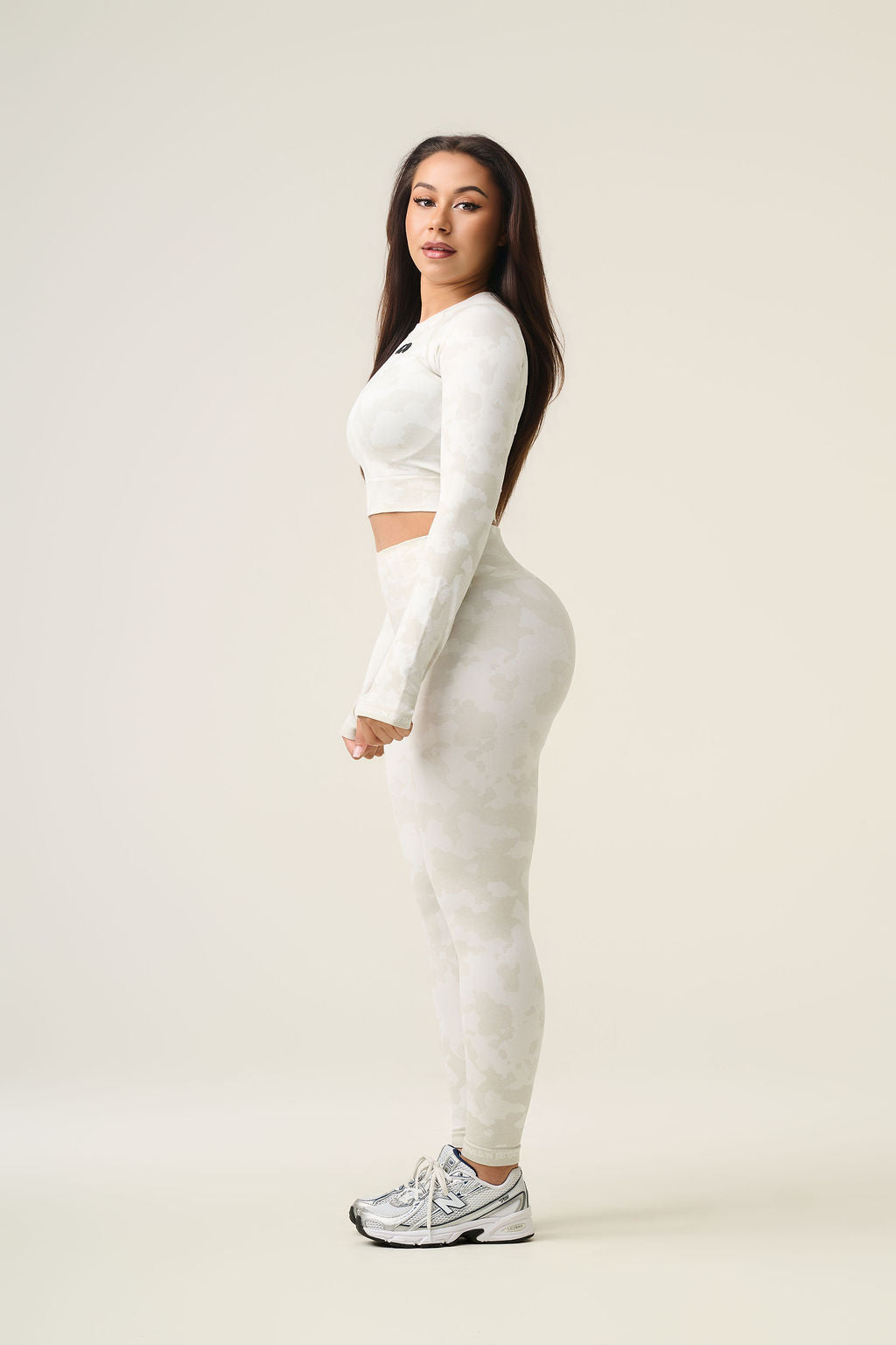 Vortex Camo Top - White