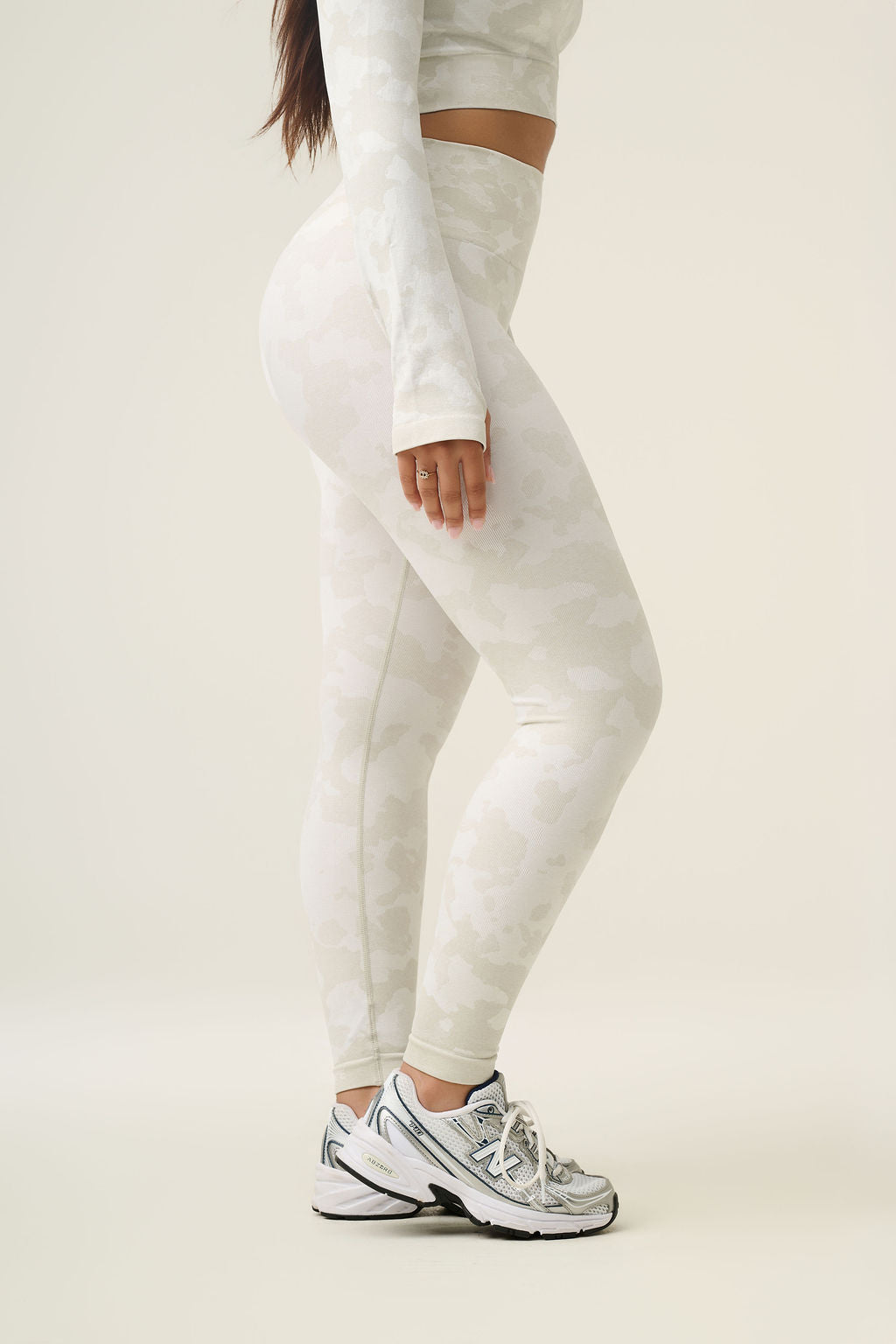Vortex Camo Legging - White