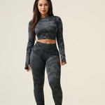 Vortex Camo Legging - Black