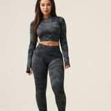 Vortex Camo Legging - Black
