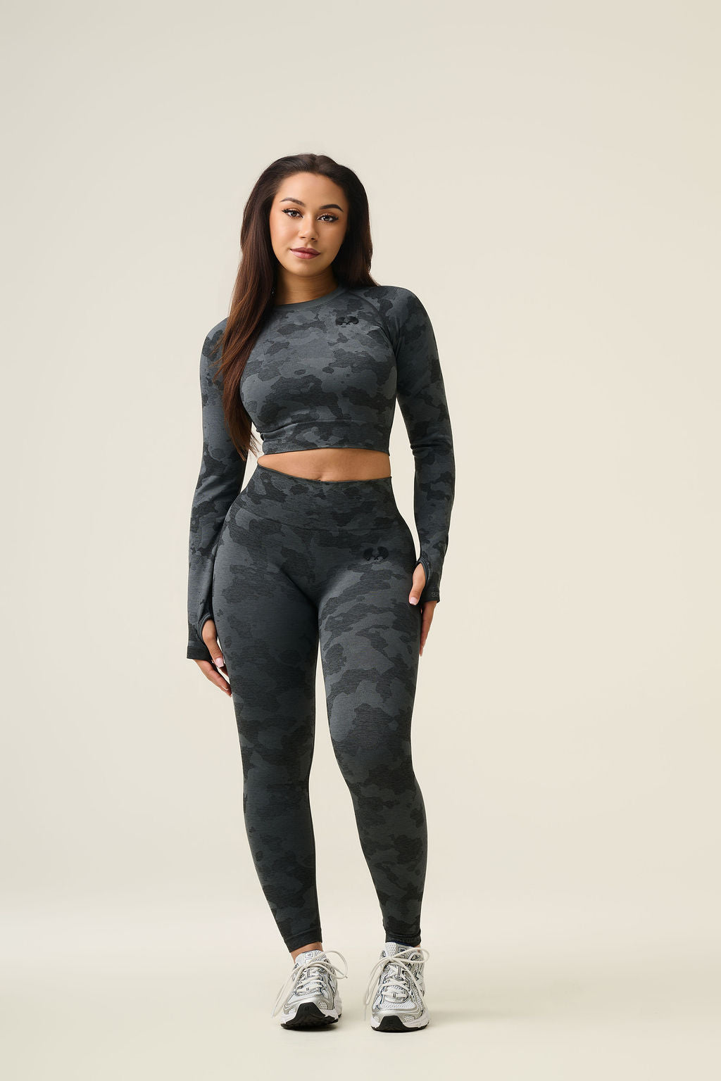 Vortex Camo Top - Black